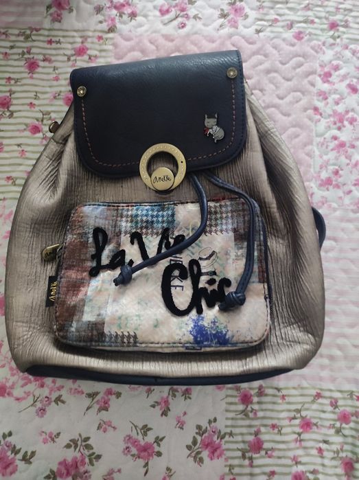 Mochila Anekke tons azuis