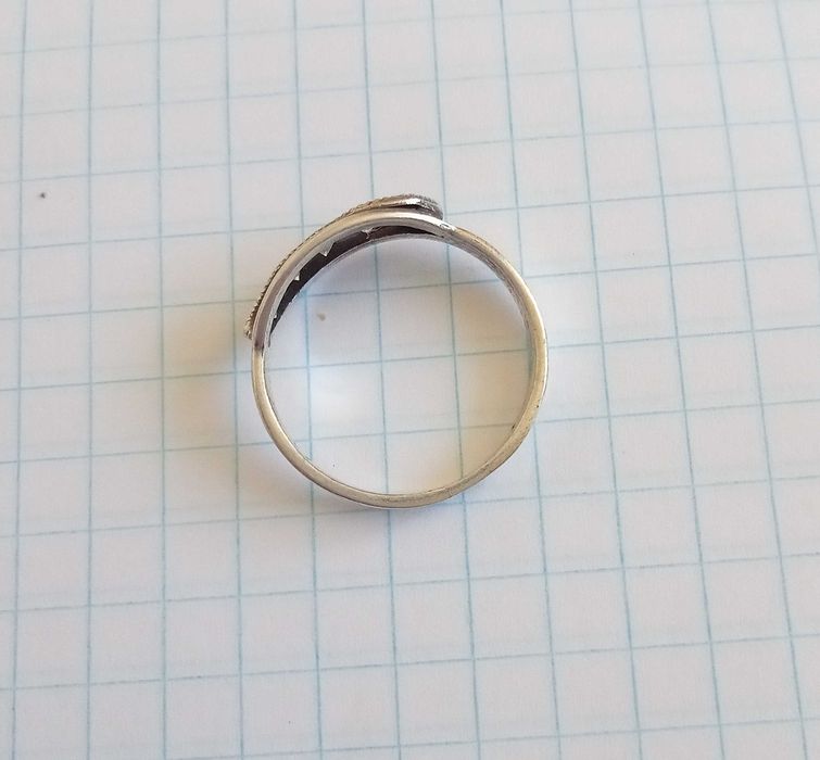 Антикварне кільце Срібло 875 проба. Голова. СРСР