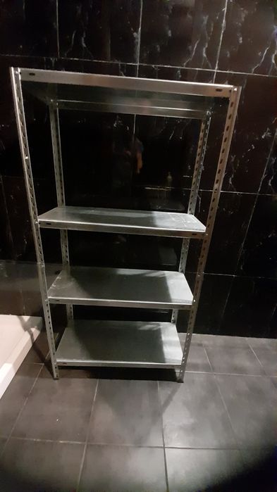 Estante Metálica Galvanizada 4 Prateleiras (135x70x29 cm)