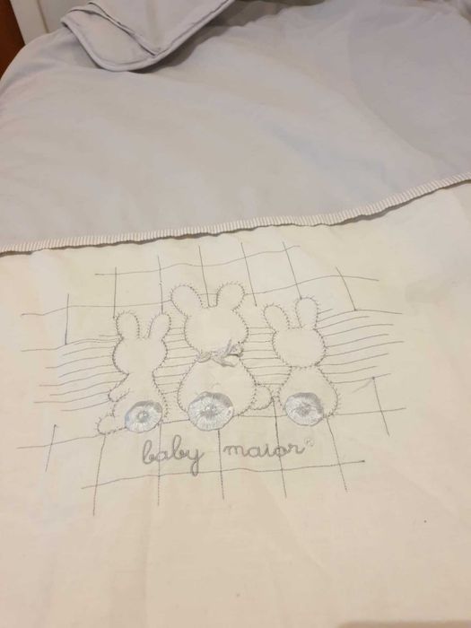 Edredon, almofada e proteção de berço Baby Maior