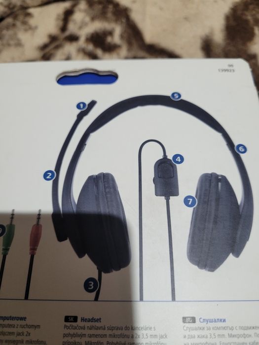 Słuchawki nauszne PC- Office HS-P200