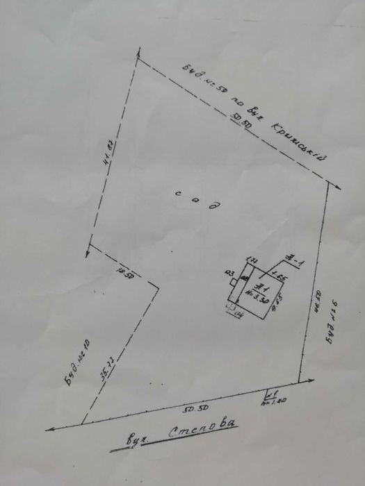Продам земельну ділянку зі старим будинком