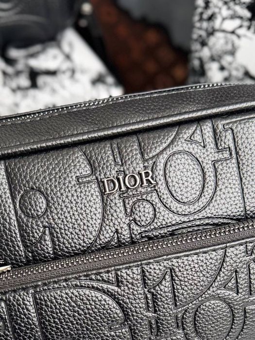 Чоловіча сумка Christian Dior Trio Saddle, мужская сумка диор, шкіра