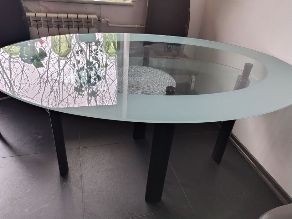 Duży Stół szklany