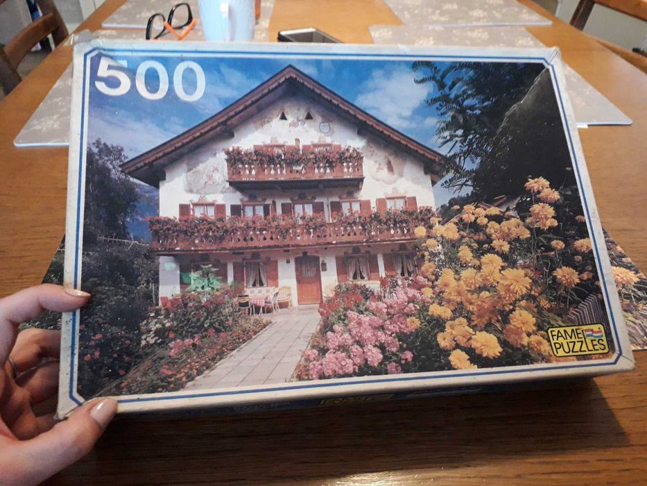 Używane puzzle 500 elementów