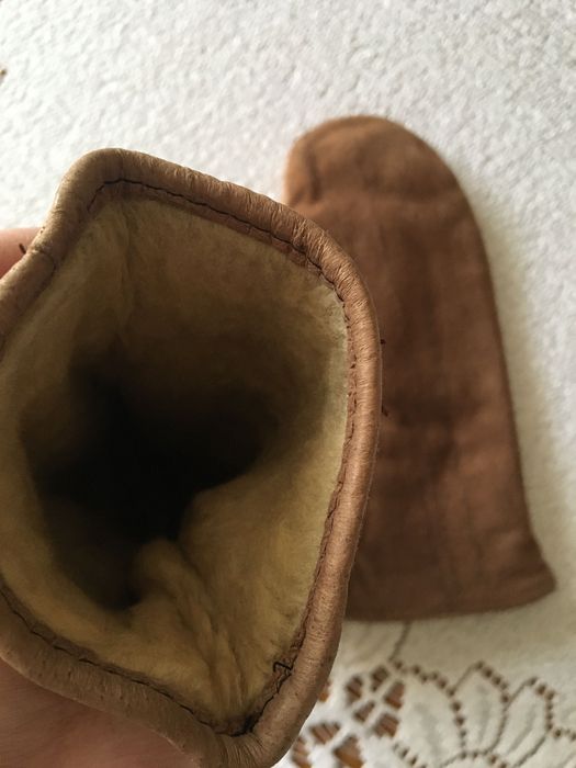 Rękawiczki skórzane PRL