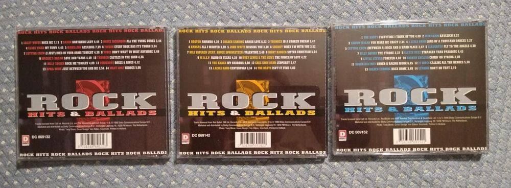 "Rock - Hits and Balads" 3 CD Box 1966 - Como NOVO!