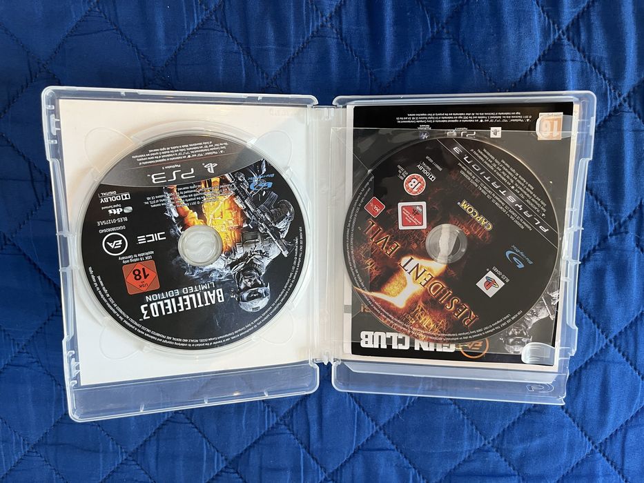 Gry na ps3 battlefied3 i resident evil5