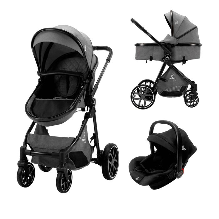 Carrinho Duo Cinza Sydney Asalvo
Asalvo