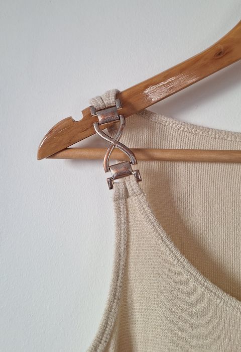 Top dourado Morgan M