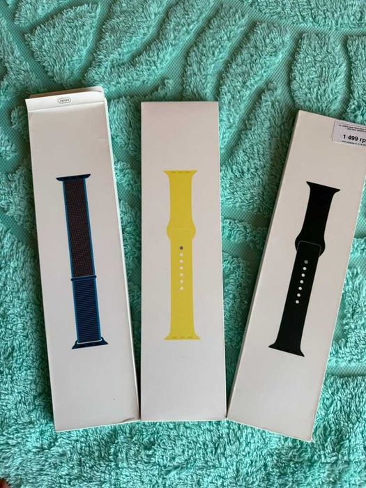 Комплект з 3х оригінальних ремінців для Apple Watch 44mm