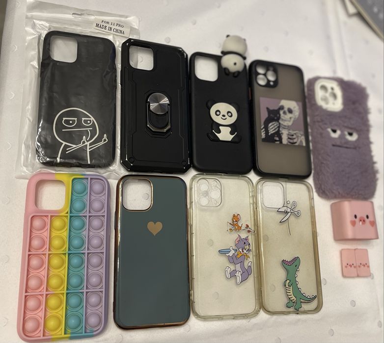 Zestaw etui do Iphone 11 Pro + etui do ładowarki