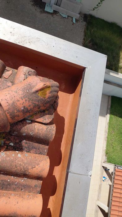 Limpeza de caleiras entre outro reparos !