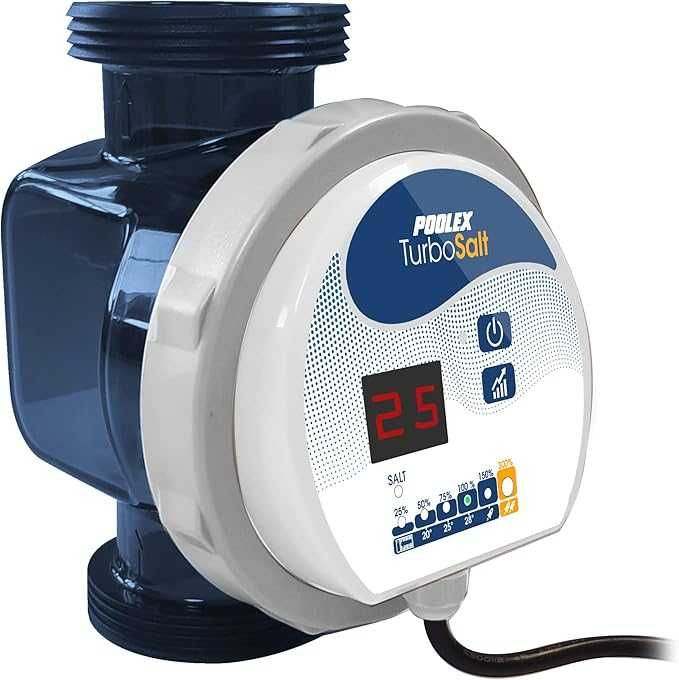 POOLEX Turbo Salt, Kompaktowy System Elektrolizy Basenowej, uzdatnianie wody do 80m3 model 800
