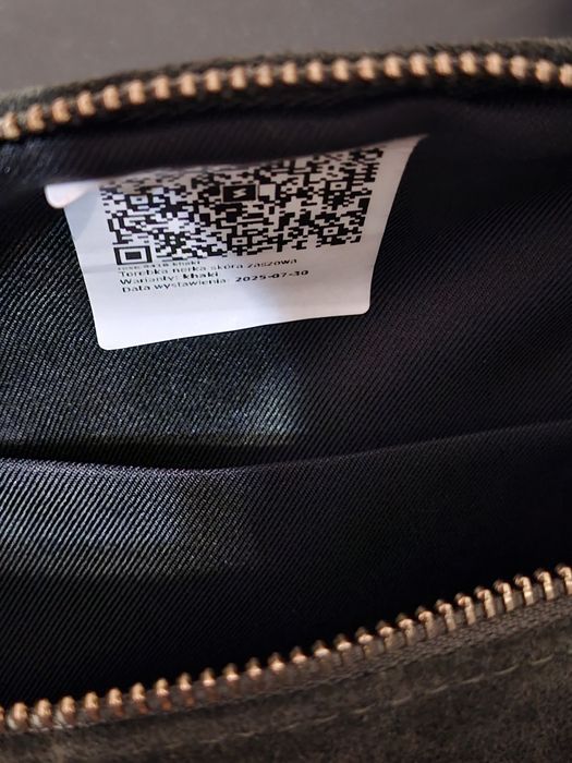 Nerka skórzana zamsz