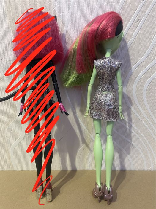 monster high catty noir, venus mcflytrap / монстер хай кетти нуар, венера мухоловка