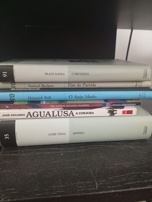 Livros em português e inglês