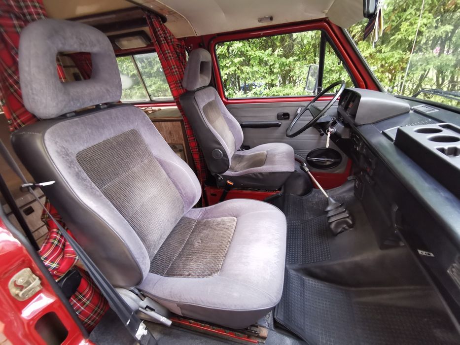 VW T3 Reimo Kamper 1988 oryginalny lakier 165tys km 1.9 Turbo Diesel skrzynia 5b klasyk