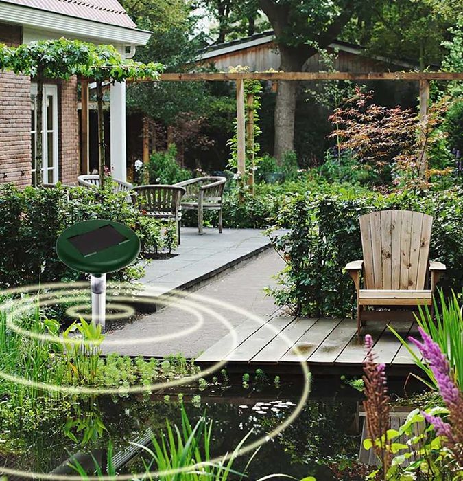 Solarny odstraszacz KRETÓW I GRYZONI - GRUNTOWY