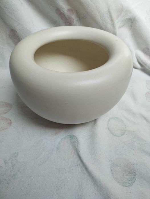 vaso cerâmica branco