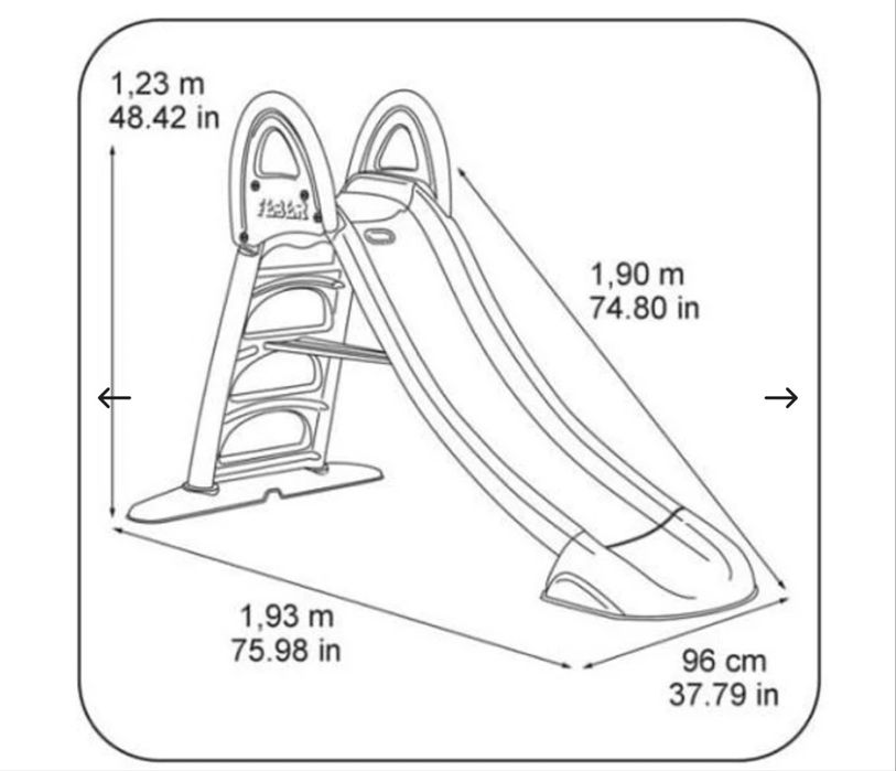 Escorregas c/ água  FEBER