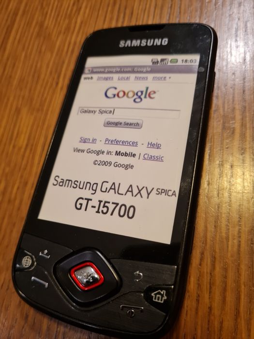 Atrapa Samsung Galaxy spica GT-15700