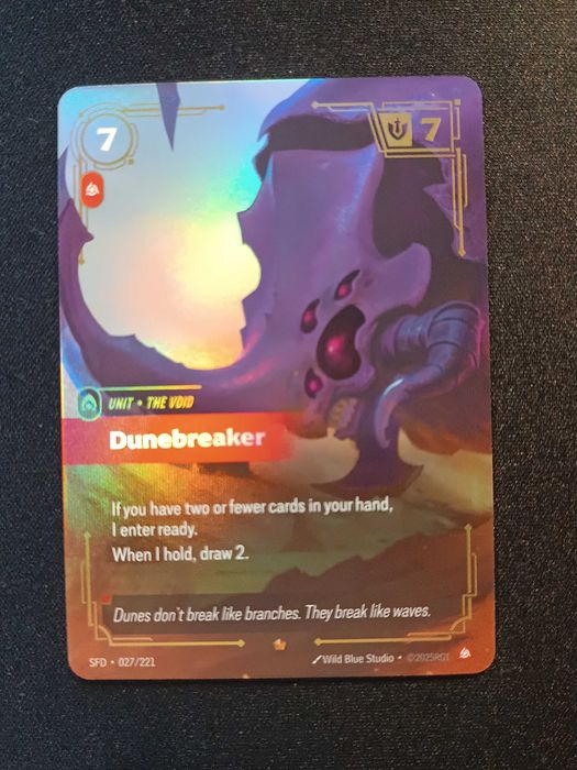 Karta Riftbound Dunebreaker