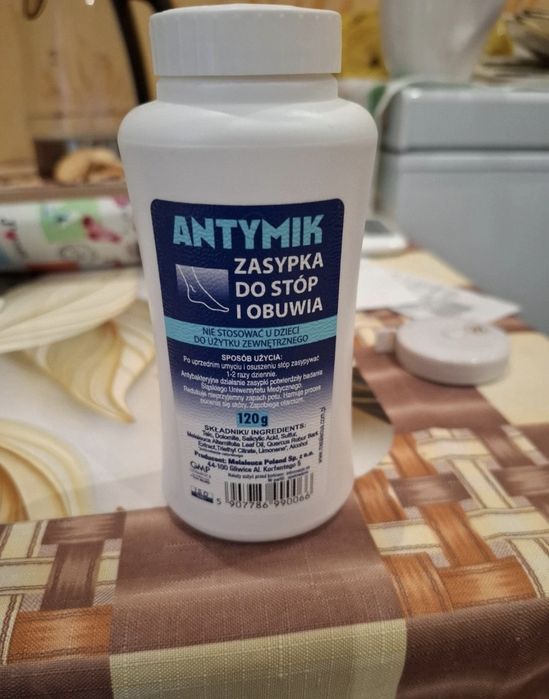 Nowa zasypka  do stóp I obuwia.