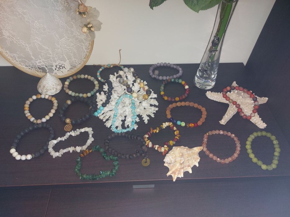 Pulseira de pedra natural