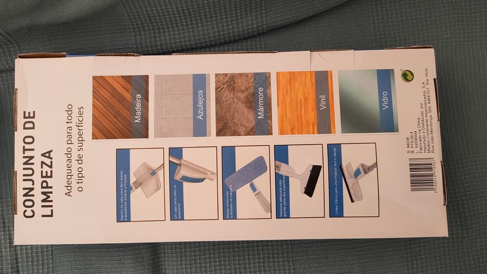 Conjunto de limpeza 4 peças