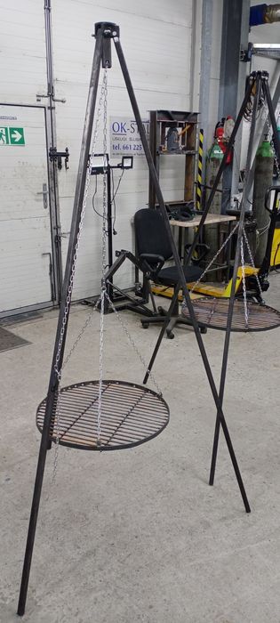 Gril trój nóg stalowy