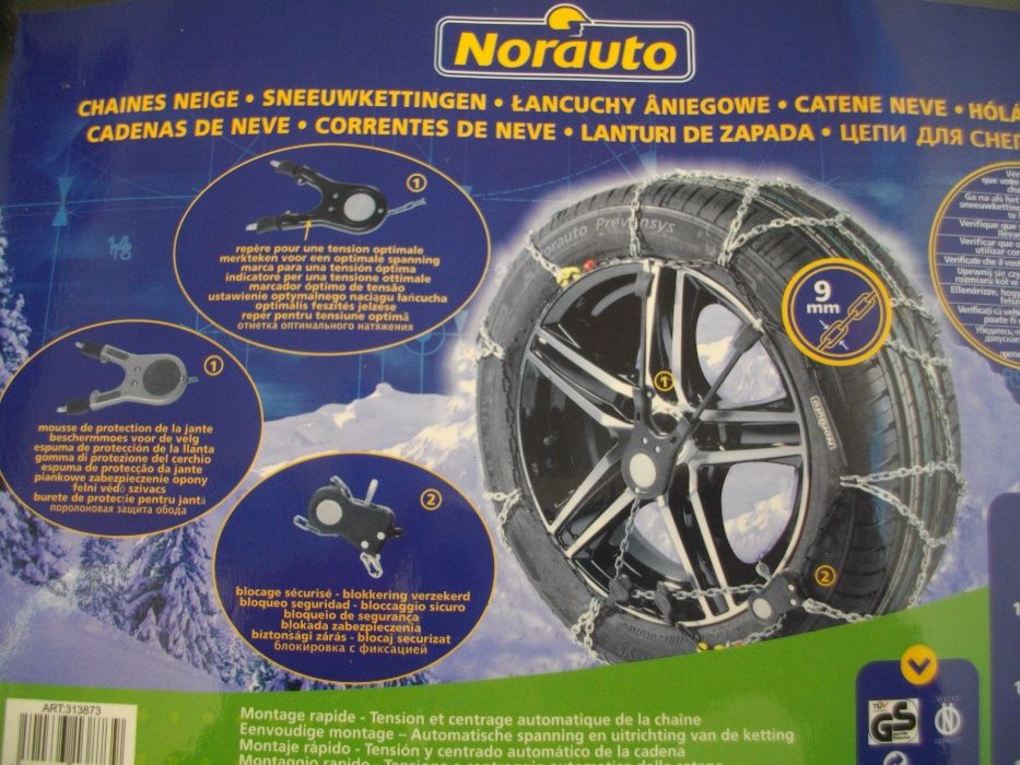 Correntes de neve para pneus