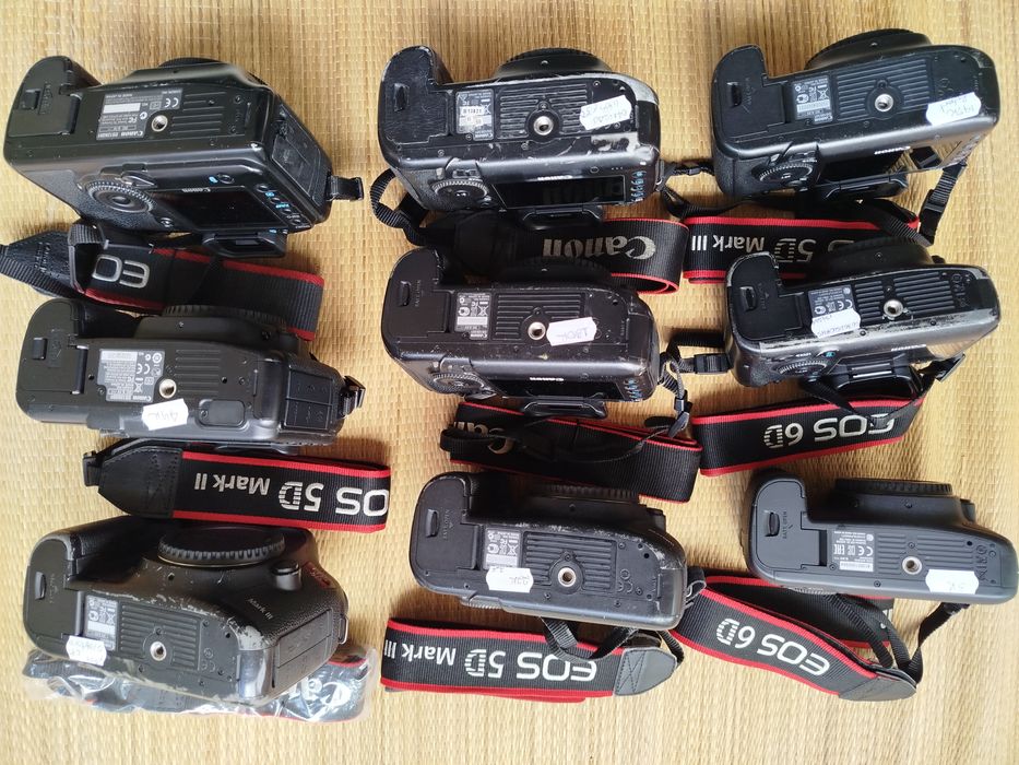 Canon 6d, 5d mkIII, 5dmkII e 5d mkI