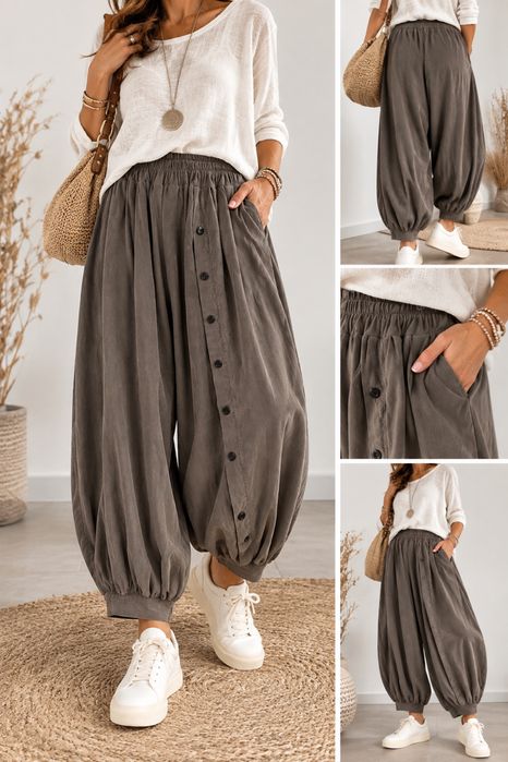 Spodnie balony fango rozmiar uni  oversize