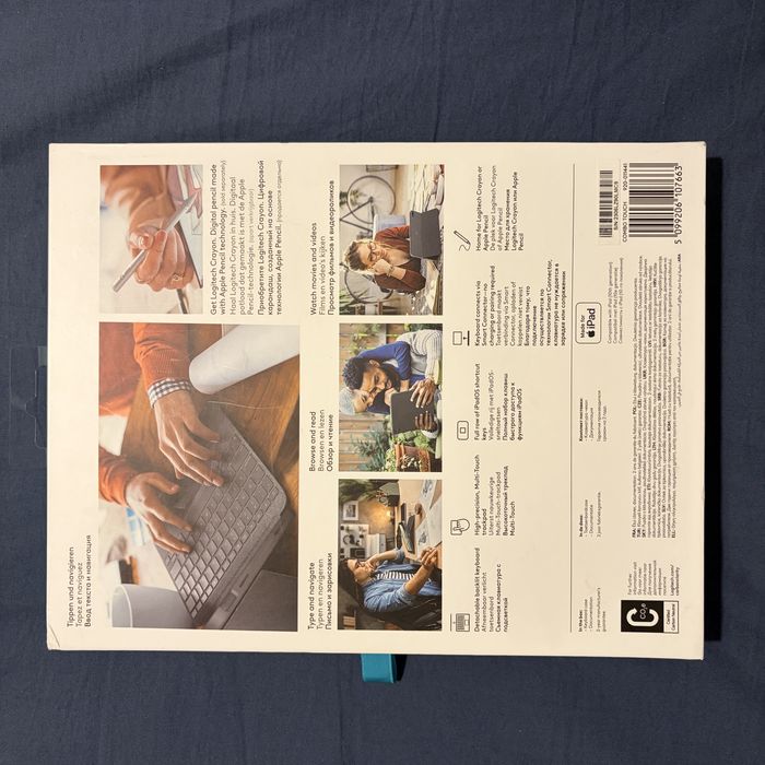 Etui Logitech Combo Touch do iPad 10. / 11. Gen (A16) stan BDB, PL