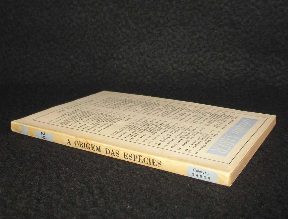 Livro A Origem das Espécies Émile Guyénot Saber