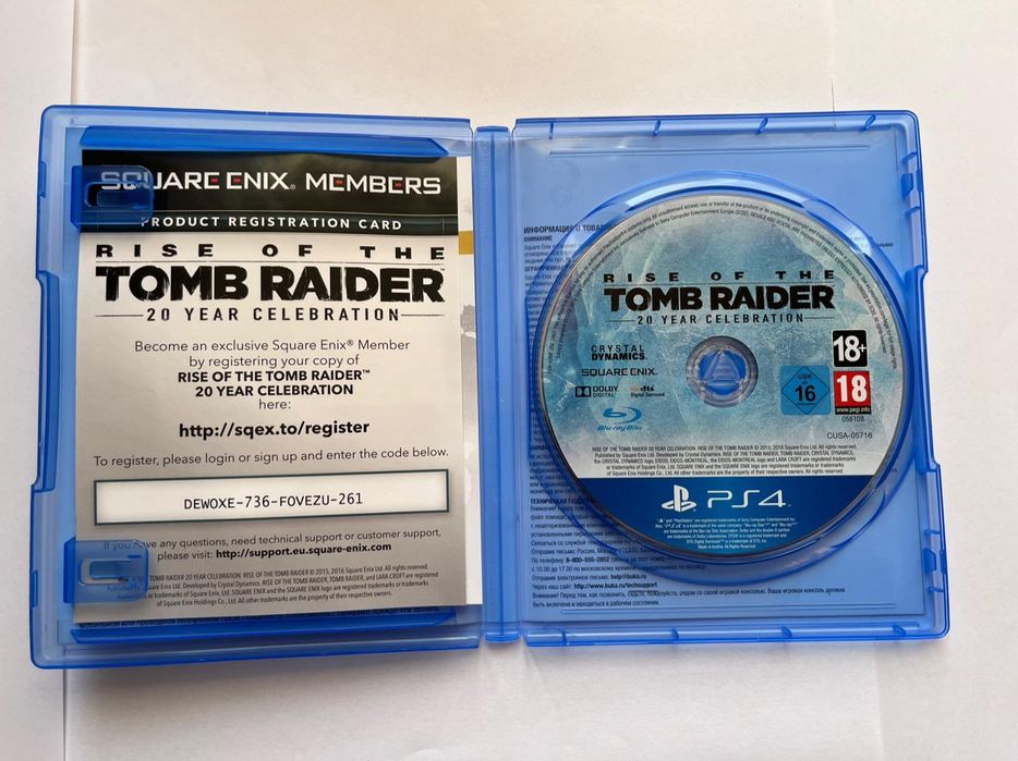 Гра Rise of the Tomb Raider для PS4
