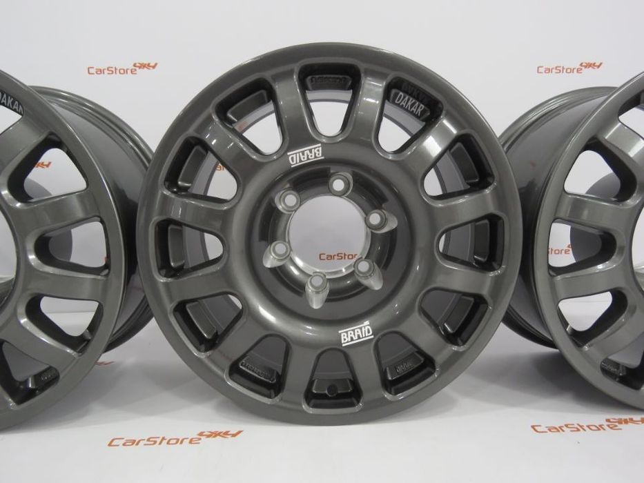 Jantes Braid Dakar Antracite 16 x 7 6x139.7 + 6x114.3 + 5x127 + 5x114.