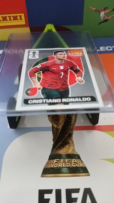 Cristiano Ronaldo Prata Extra Sticker Panini FIFA World Cup 2026