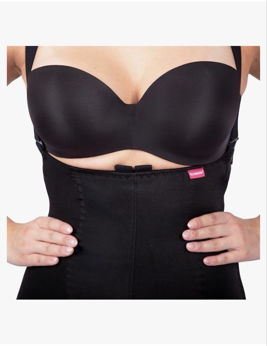 Компресійний комбінезон жіночий чорний Lipoelastic