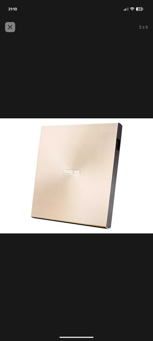 Nagrywarka ASUS ZenDrive U8M Złoty kabel USB-C najnowszy model nagrywa