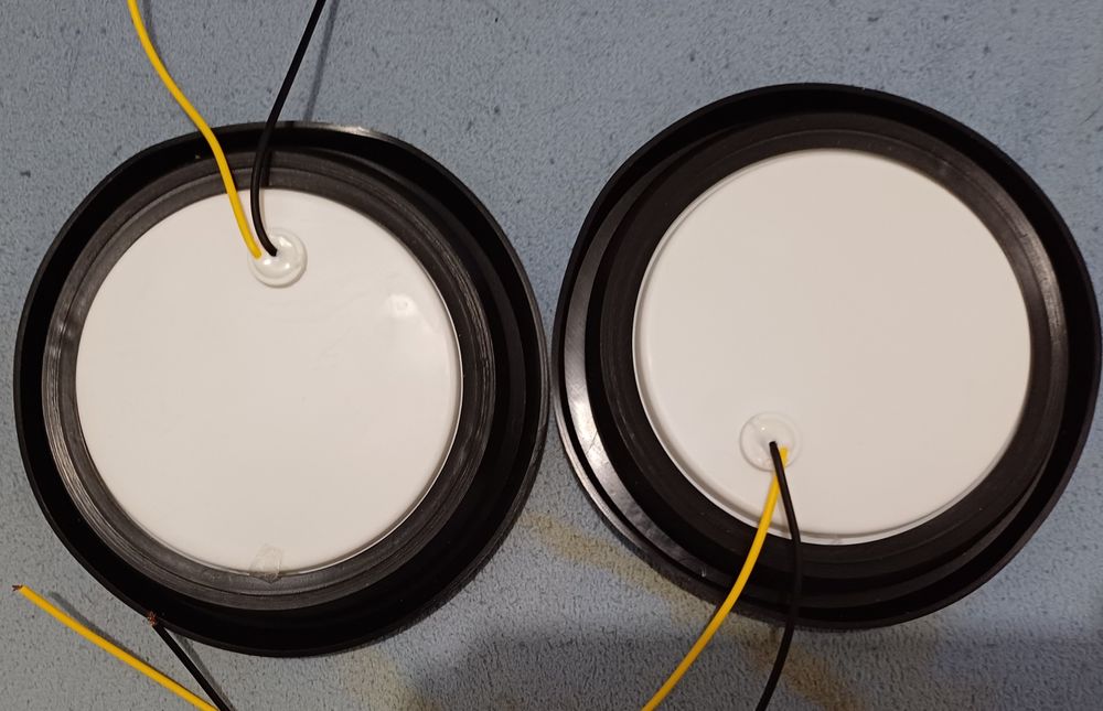 2 luzes redondas âmbar