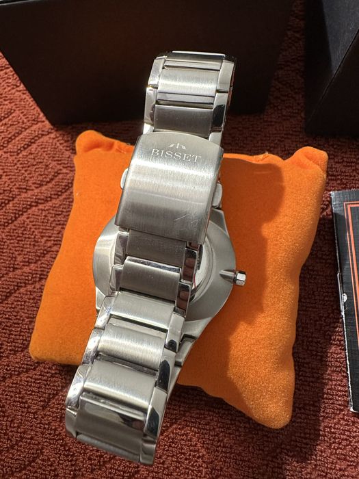 Bisset Swiss Made Sapphire Glass zegarek uhr watch
