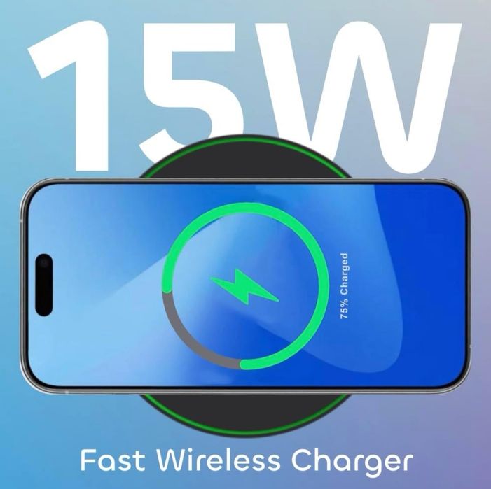 Ładowarka bezprzewodowa  do iPhone'a, Samsunga, Huawei, Sony, 15w