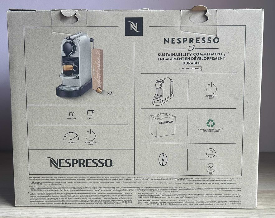 Máquina de café Nespresso Citiz C113 EU vermelha (NOVA)