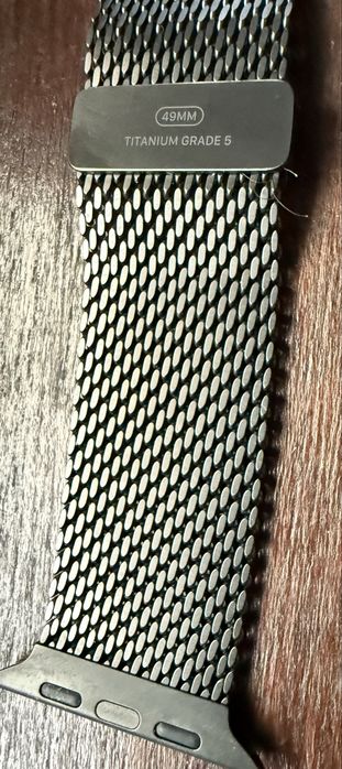 Apple Watch Ultra 3 Black Titanium Milanese Loop