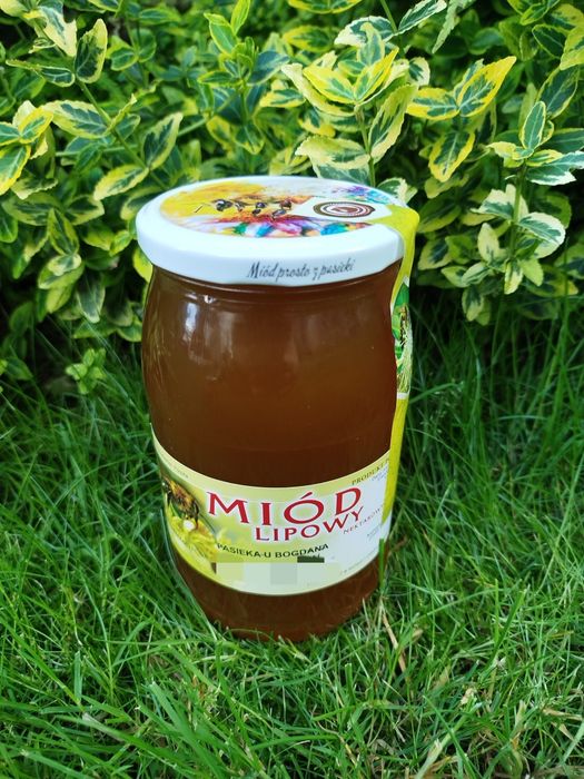 Miód z własnej pasieki lipowy 0,45l 2026 wysyłka