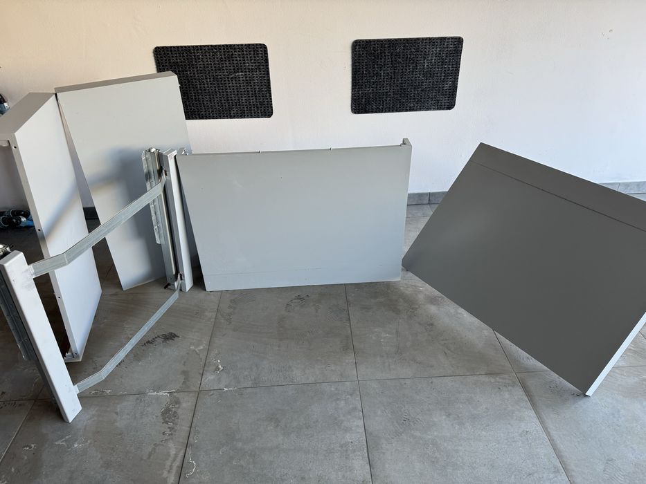 Stół rozkładany szary