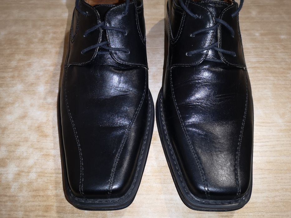Мужские кожаные туфли (37 размер)