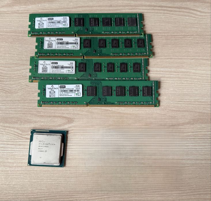 Zestaw komputerowy I7 4770, 32gb ddr3